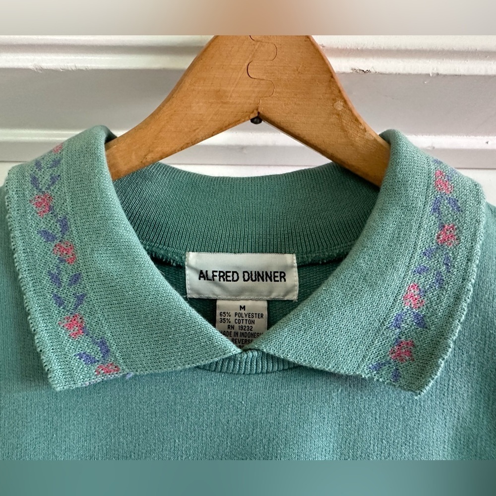 Alfred Dunner Vintage Embroidered Grandma Core Sweater. Size Med. EUC - Picture 9 of 9